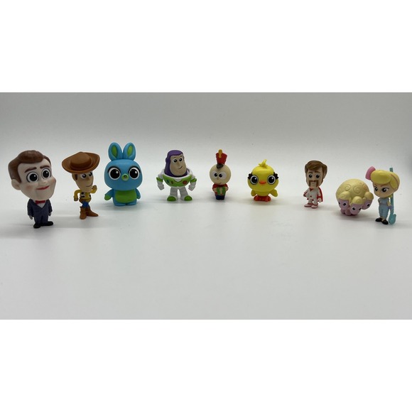 Disney Other - Toy Story Buzz Lightyear Woody Mini Figures Mixed Character Toy Lot Collectible‎